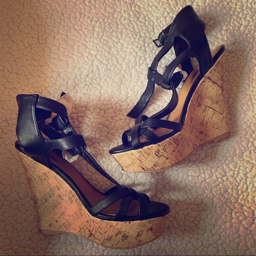 Brand New Charolette Russe Wedges